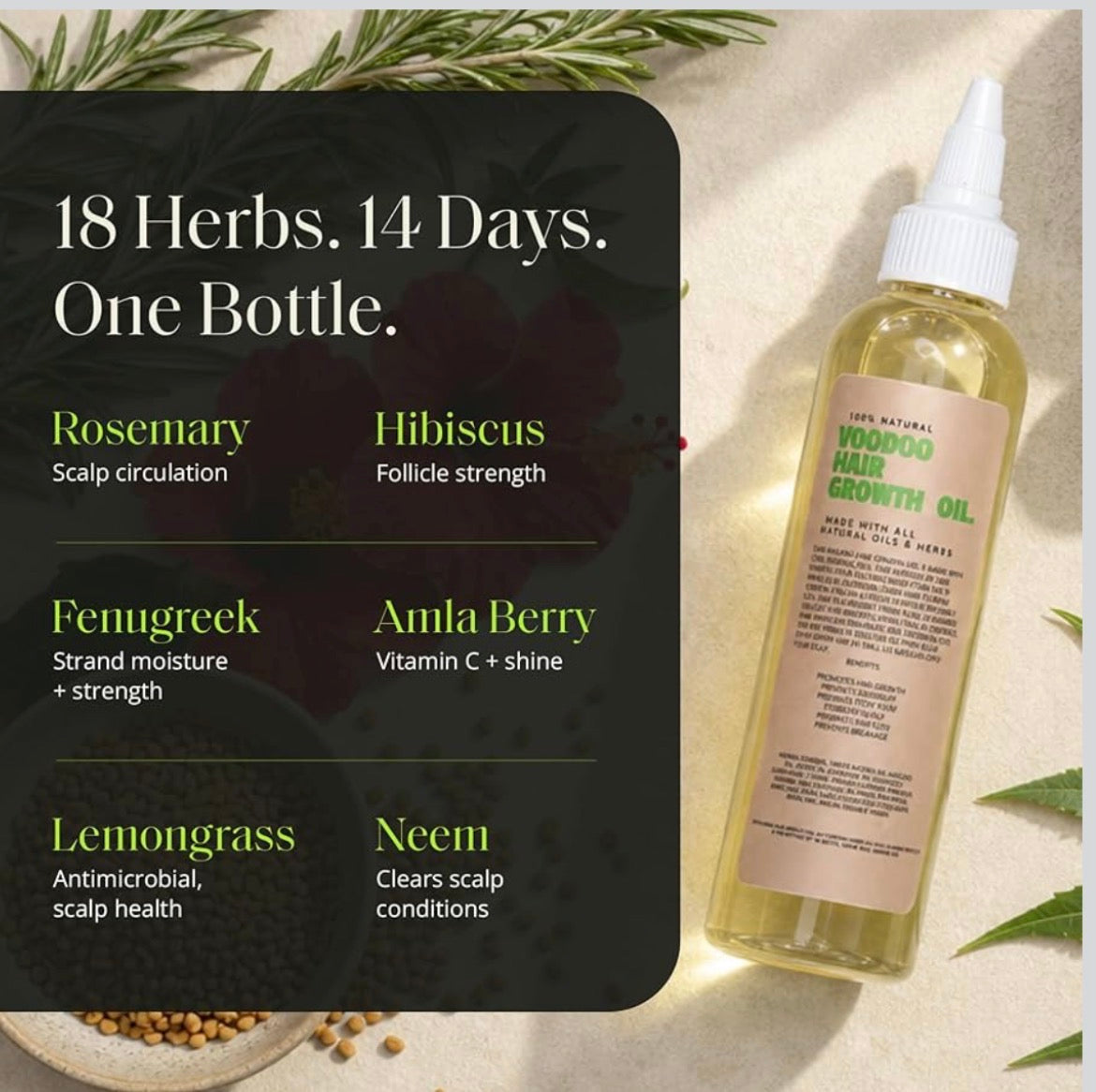 Natural Voodoo Hair Growth Oil