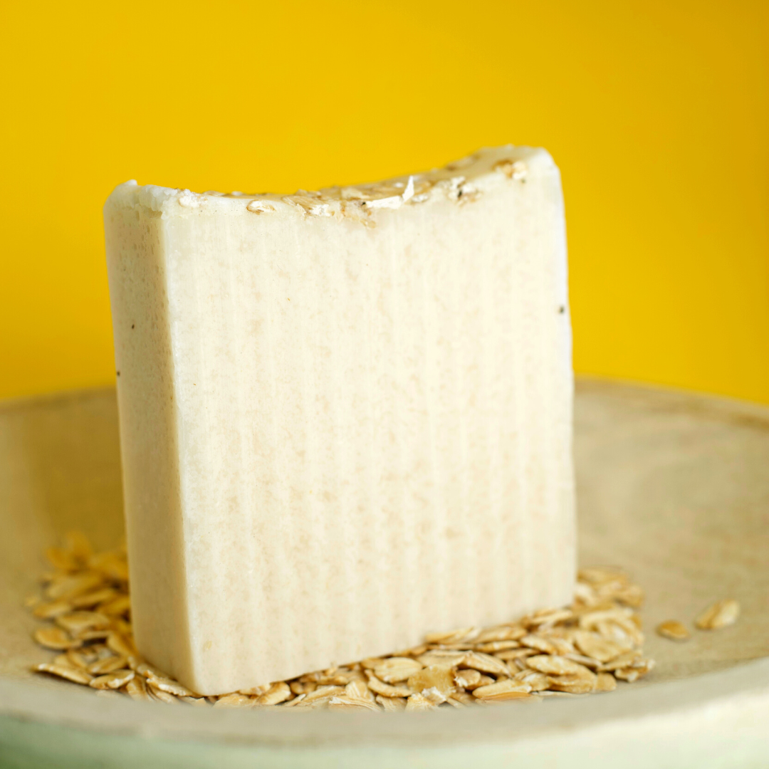 Oatmeal Honey and Goat Milk Bar for Eczema and Sensitive Skin - Glossed By Nae Cosemetics