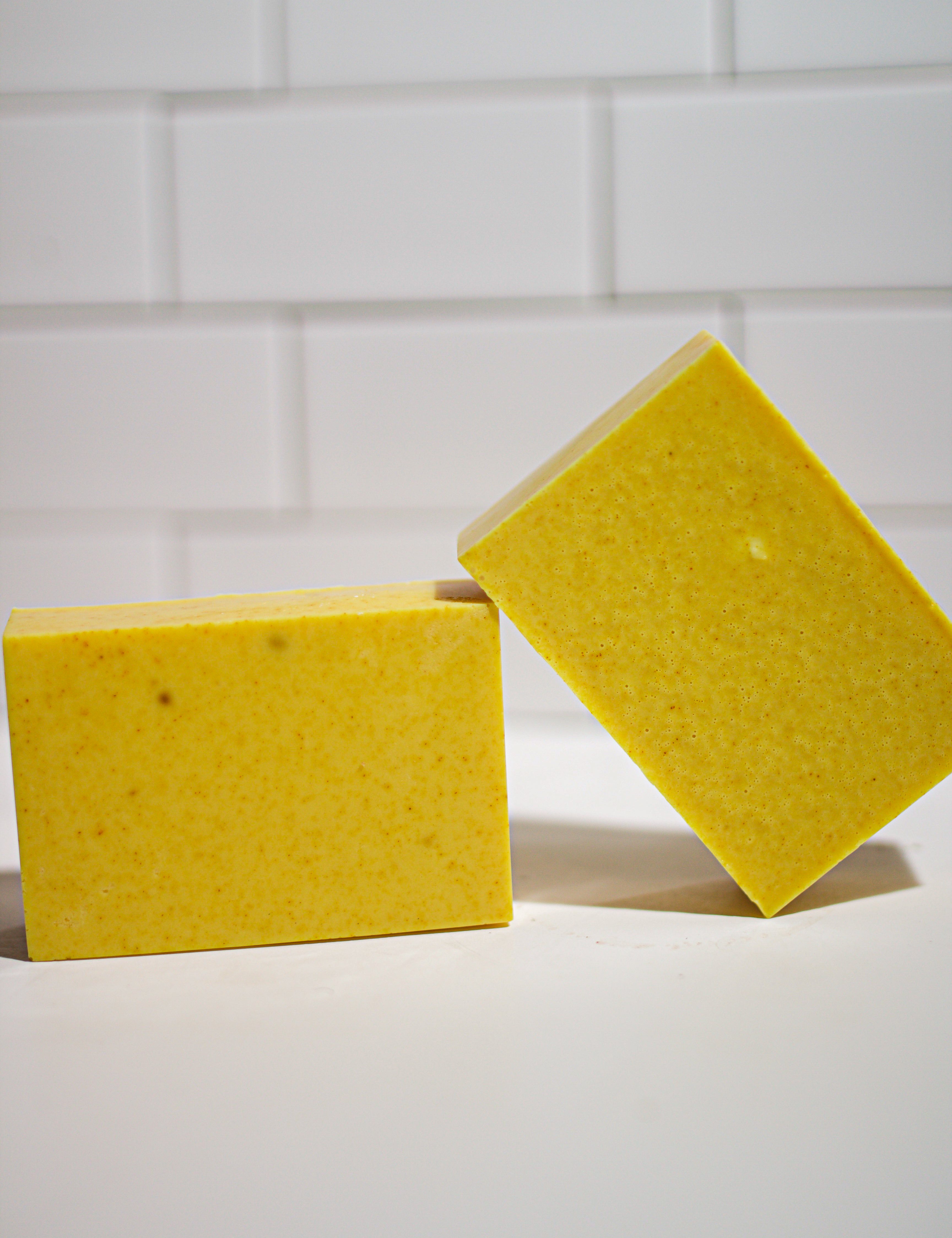 Turmeric+ Raw Organic Honey Goat Milk Complexion Soap - Glossed By Nae Cosemetics